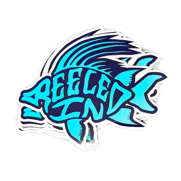 Hogfish Sticker, die cut weatherproof vinyl in the shape of a hogfish